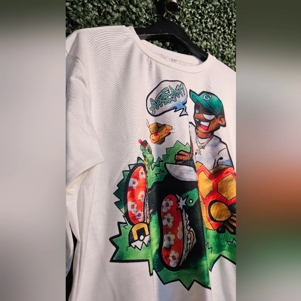 Kids Graphic White T-Shirt